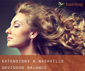Extensions à Nashville-Davidson (balance)