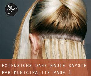 Extensions dans Haute-Savoie par municipalité - page 1