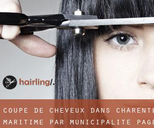 Coupe de cheveux dans Charente-Maritime par municipalité - page 1